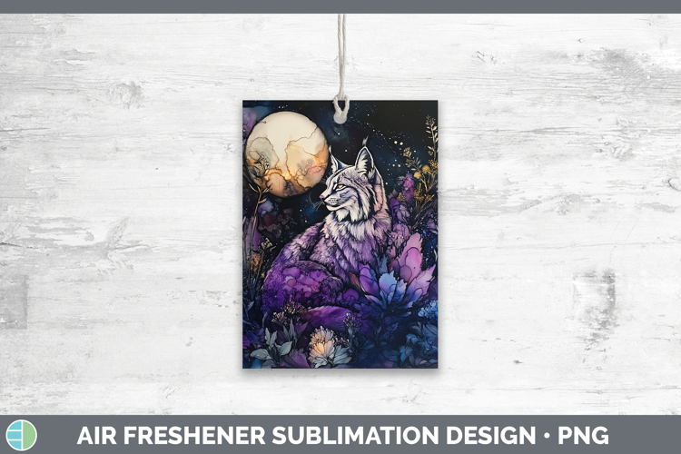 Wild Cats Galaxy Canada Lynx Air Freshener Sublimation Car F