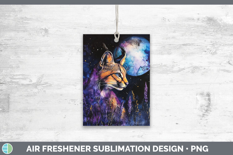 GorgeousWild Cats Galaxy Air Freshener design.