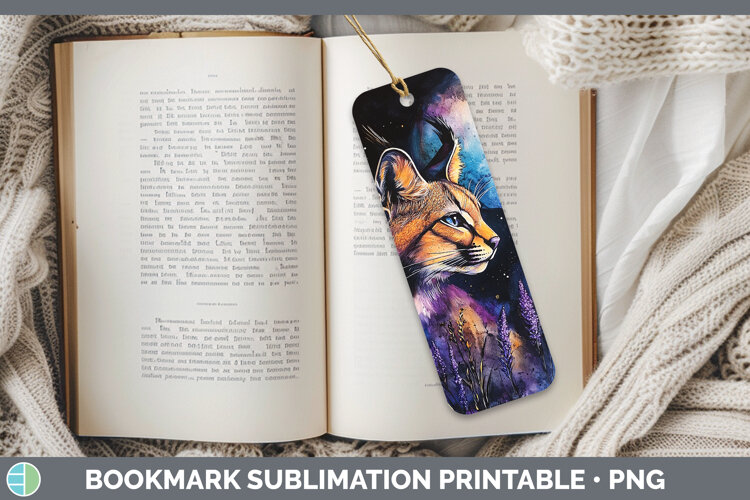 GorgeousWild Cats Galaxy Bookmark design.