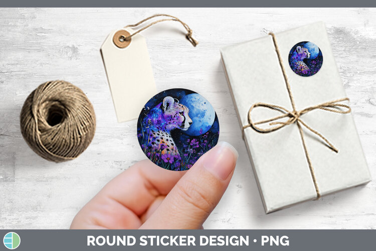 GorgeousWild Cats Galaxy Stickers design.
