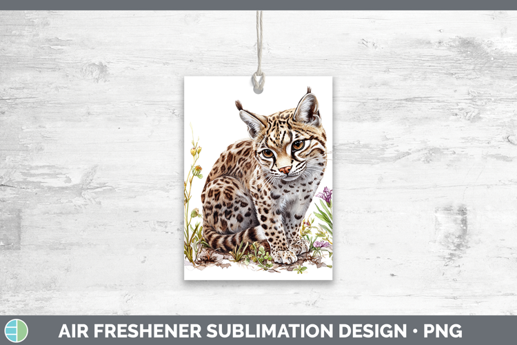 Wild Cats Geoffroys Air Freshener Sublimation Car Freshener
