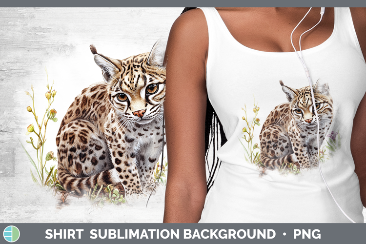 Wild Cats Geoffroys Shirt Sublimation Sublimation Background