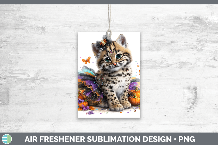 Wild Cats Halloween Andean Mountain Cat Air Freshener Sublim