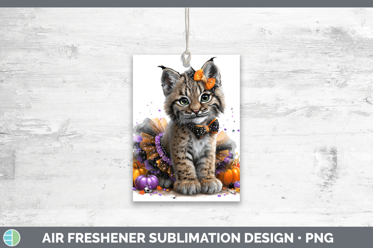 Wild Cats Halloween Canada Lynx Air Freshener Sublimation Ca