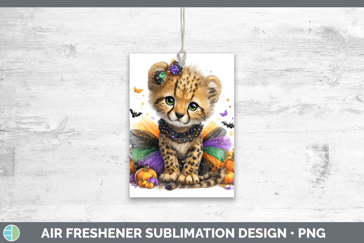 Wild Cats Halloween Cheetah Air Freshener Sublimation Car Fr