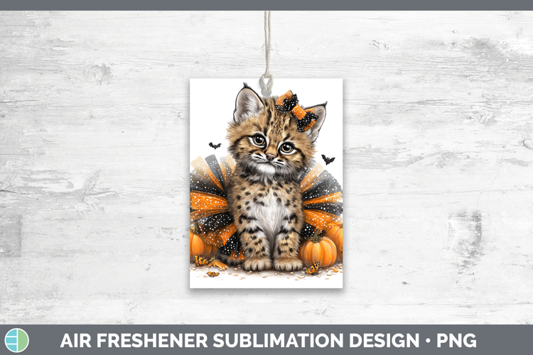 Wild Cats Halloween Geoffroys Cat Air Freshener Sublimation