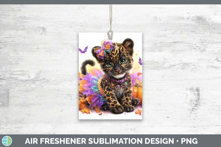 Wild Cats Halloween Jaguar Air Freshener Sublimation Car Fre
