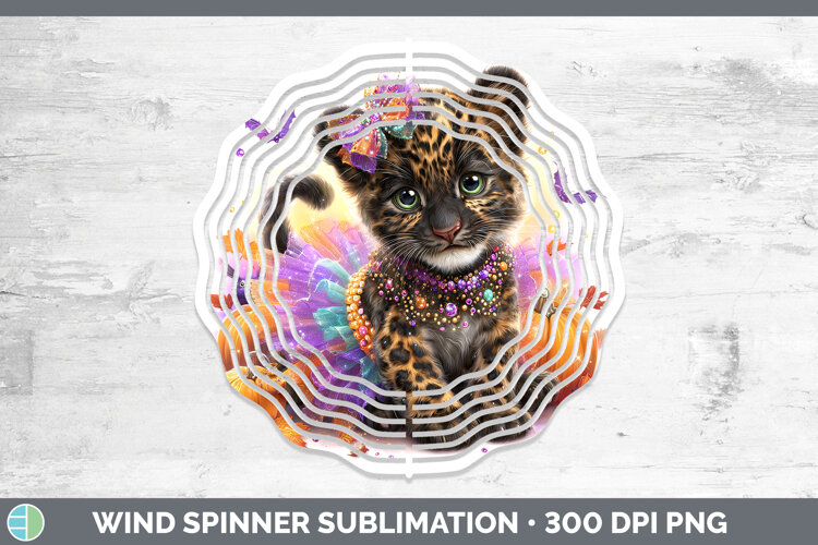 GorgeousWild Cats Halloween Wind Spinner design.