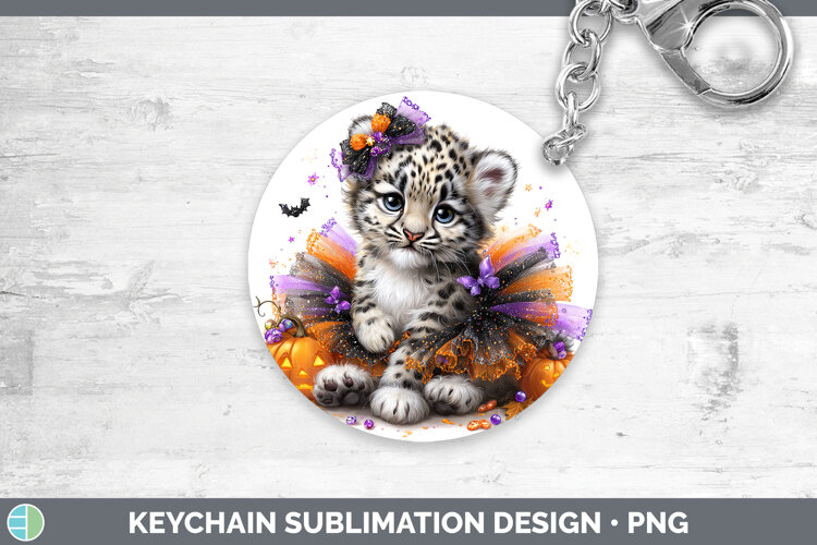 GorgeousWild Cats Halloween Keychain design.