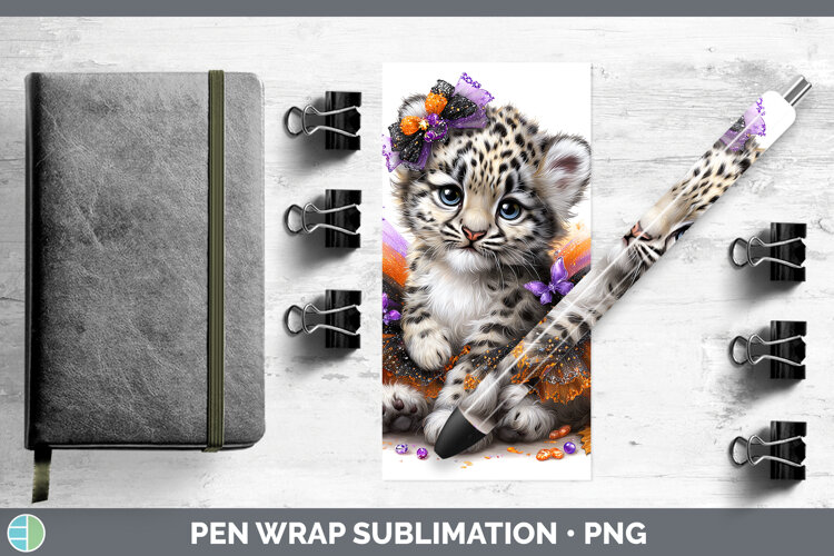 GorgeousWild Cats Halloween Pen Wrap design.