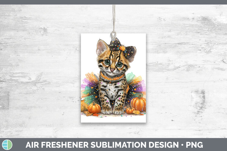 GorgeousWild Cats Halloween Air Freshener design.