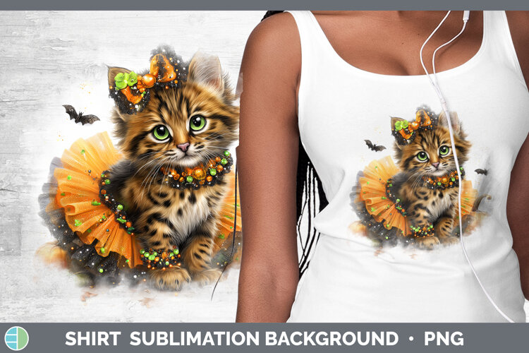 GorgeousWild Cats Halloween Shirt design.
