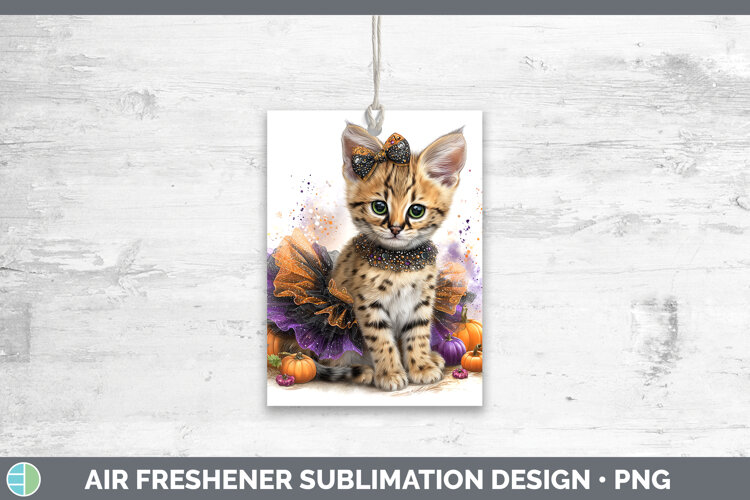 GorgeousWild Cats Halloween Air Freshener design.