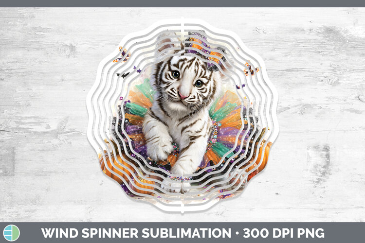 GorgeousWild Cats Halloween Wind Spinner design.