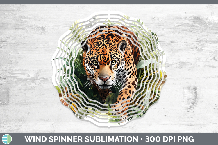 GorgeousWild Cats Wind Spinner design.