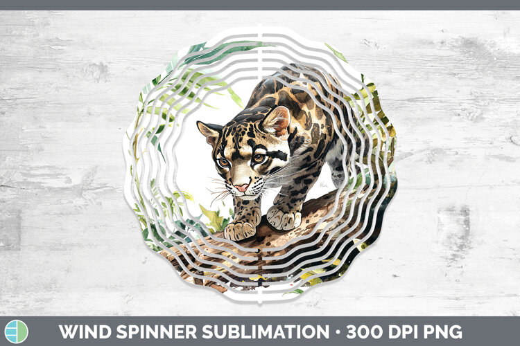 GorgeousWild Cats Wind Spinner design.