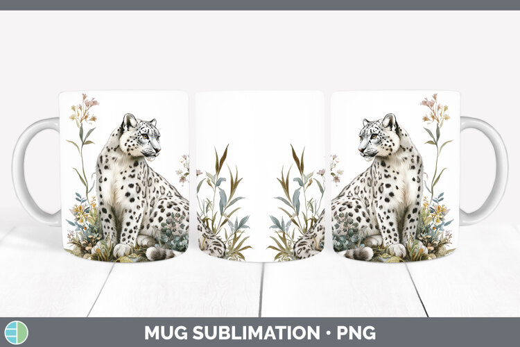 GorgeousWild Cats Mug Wrap design.