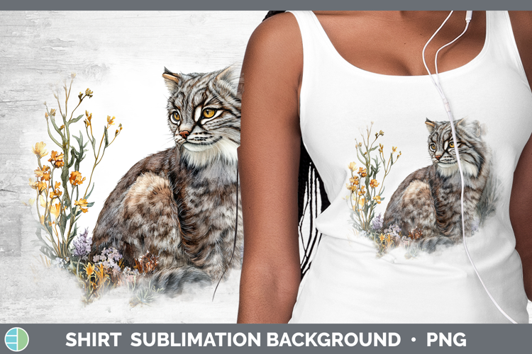 Wild Cats Pallas Shirt Sublimation Sublimation Background De