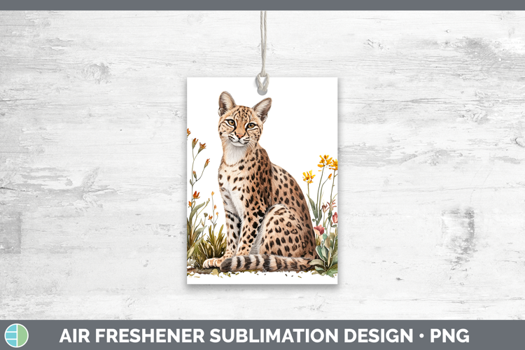 Wild Cats Pampas Air Freshener Sublimation Car Freshener Des