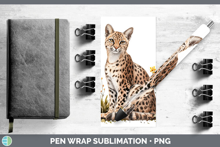 GorgeousWild Cats Pen Wrap design.
