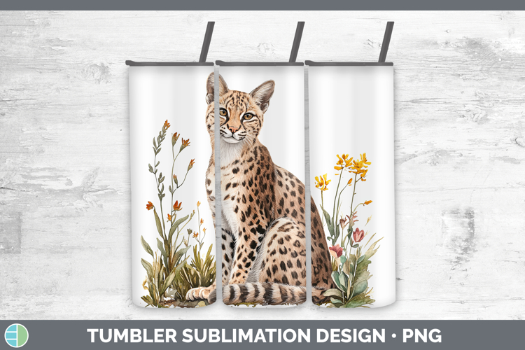GorgeousWild Cats Tumbler design.