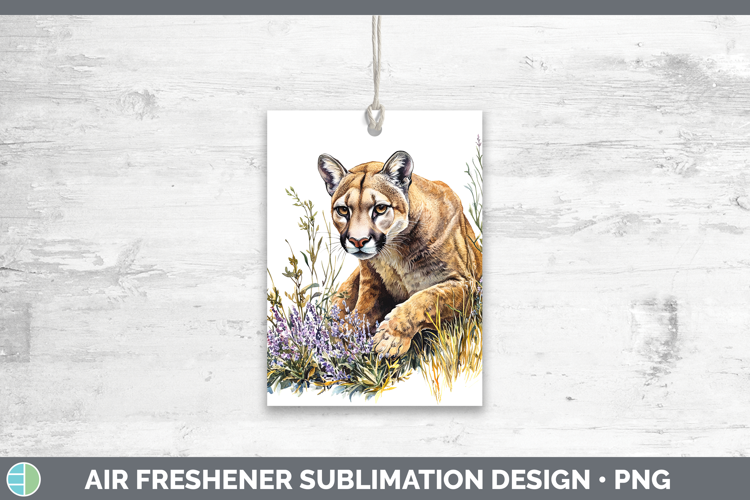 Wild Cats Puma Concolor Air Freshener Sublimation Car Freshe
