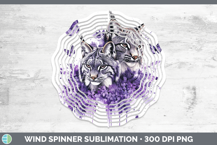 Wild Cats Purple Drips ED-MD-WTC-S258-04 Canada Lynx Wind Sp