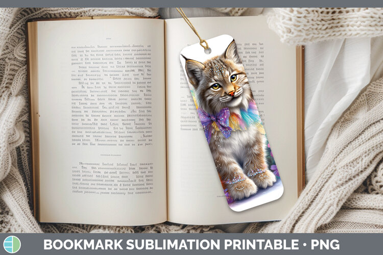 GorgeousWild Cats Rainbow Summer Bookmark design.