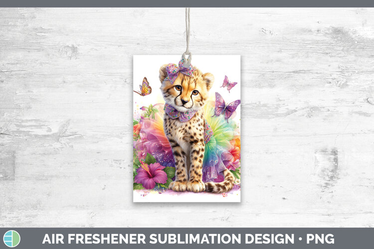 GorgeousWild Cats Rainbow Summer Air Freshener design.