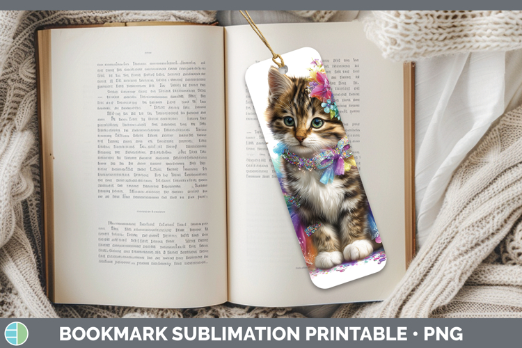 Wild Cats Rainbow Summer European Wildcat Bookmark Sublimati