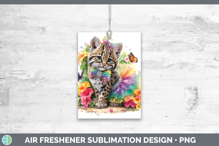 GorgeousWild Cats Rainbow Summer Air Freshener design.