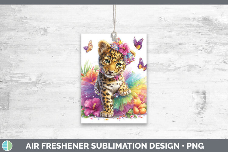 GorgeousWild Cats Rainbow Summer Air Freshener design.