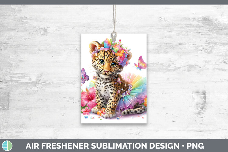 GorgeousWild Cats Rainbow Summer Air Freshener design.