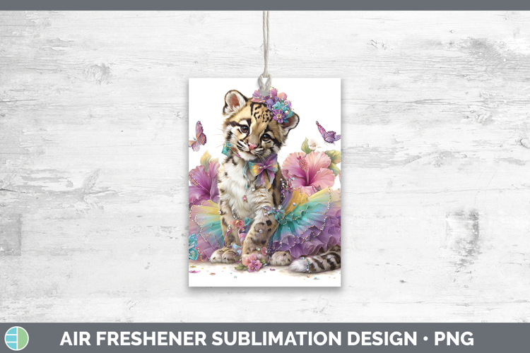 Wild Cats Rainbow Summer Leopard Clouded Air Freshener Subli