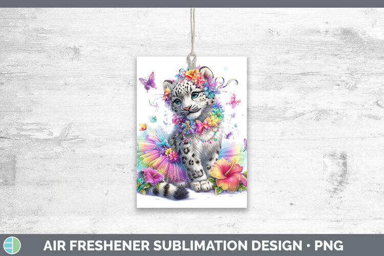 GorgeousWild Cats Rainbow Summer Air Freshener design.