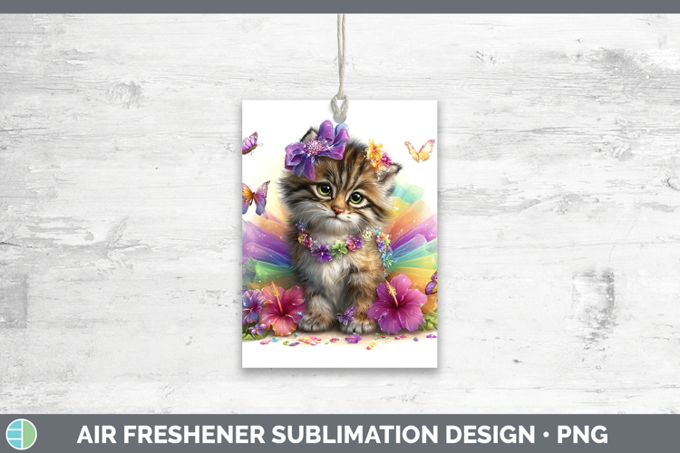 Wild Cats Rainbow Summer Pallas Cat Air Freshener Sublimatio