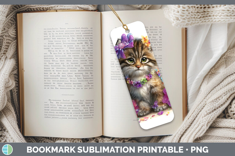GorgeousWild Cats Rainbow Summer Bookmark design.