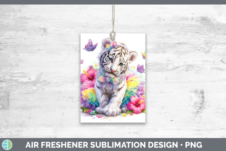 GorgeousWild Cats Rainbow Summer Air Freshener design.