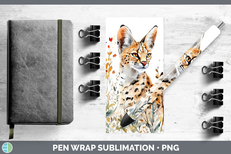 GorgeousWild Cats Pen Wrap design.