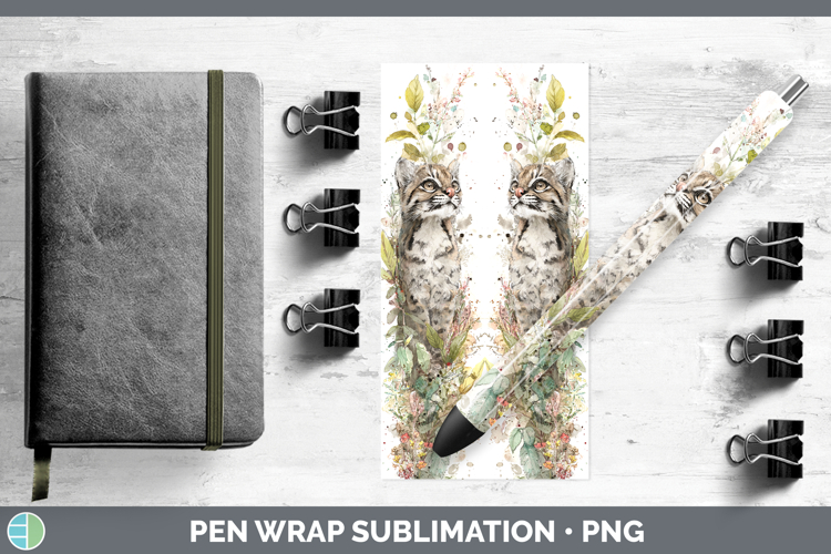 Andean Mountain Cat Wild Cats Sketch Pen Wrap Sublimation De