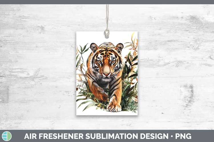 Wild Cats Tiger Air Freshener Sublimation Car Freshener Desi