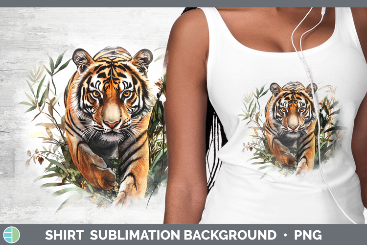 Wild Cats Tiger Shirt Sublimation Sublimation Background Des