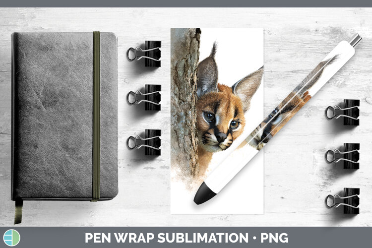 GorgeousWild Cats Tree Peek Pen Wrap design.