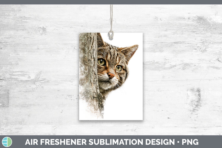 GorgeousWild Cats Tree Peek Air Freshener design.