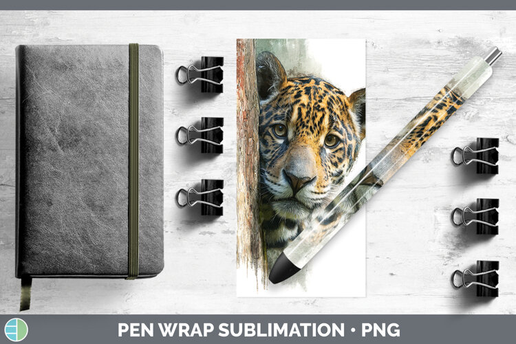 GorgeousWild Cats Tree Peek Pen Wrap design.