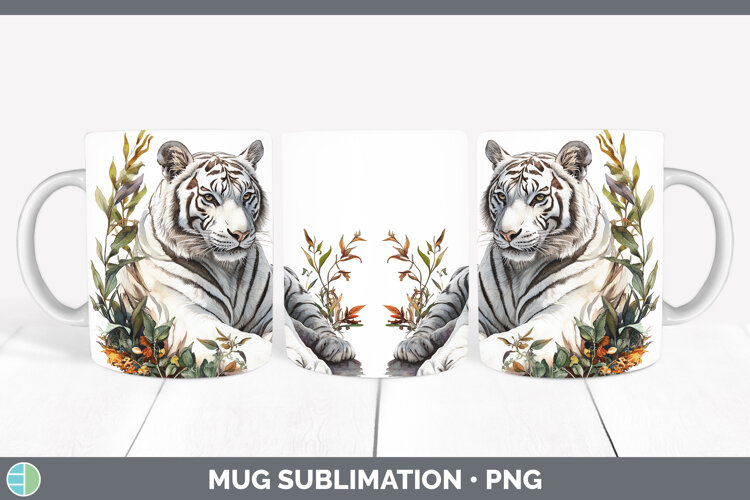 GorgeousWild Cats Mug Wrap design.