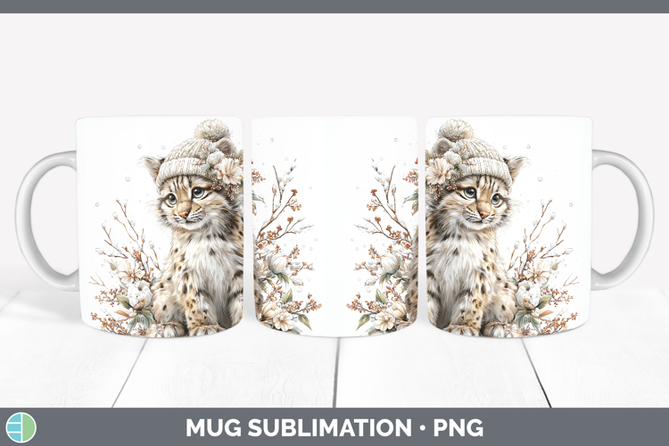 Andean Mountain Cat Wild Cats Winter Knit Hat Mug Wrap Subli