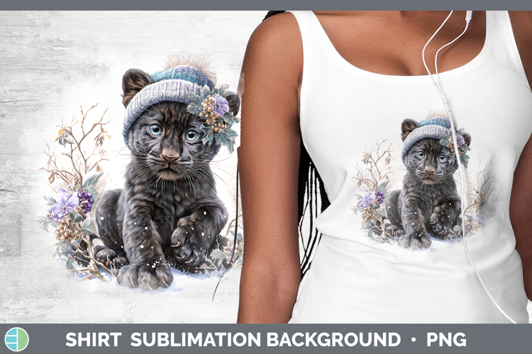Black Panther Wild Cats Winter Knit Hat Shirt Sublimation De