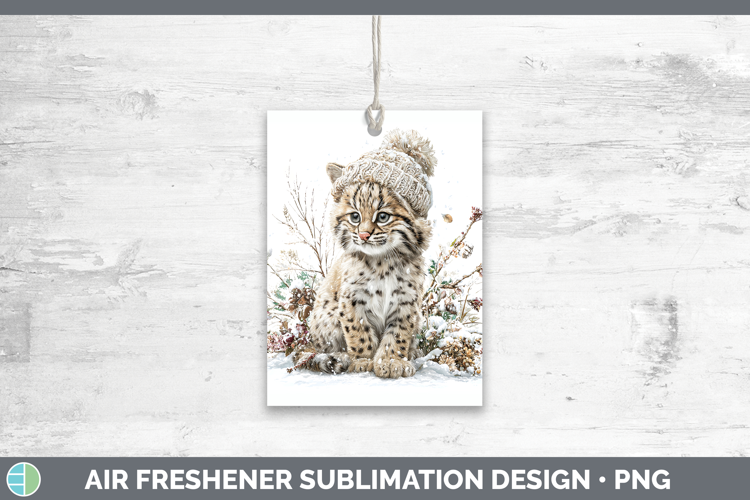 Geoffroys Cat Wild Cats Winter Knit Hat Air Freshener Sublim