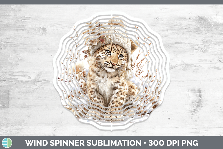 Jaguar Wild Cats Winter Knit Hat Wind Spinner Sublimation De